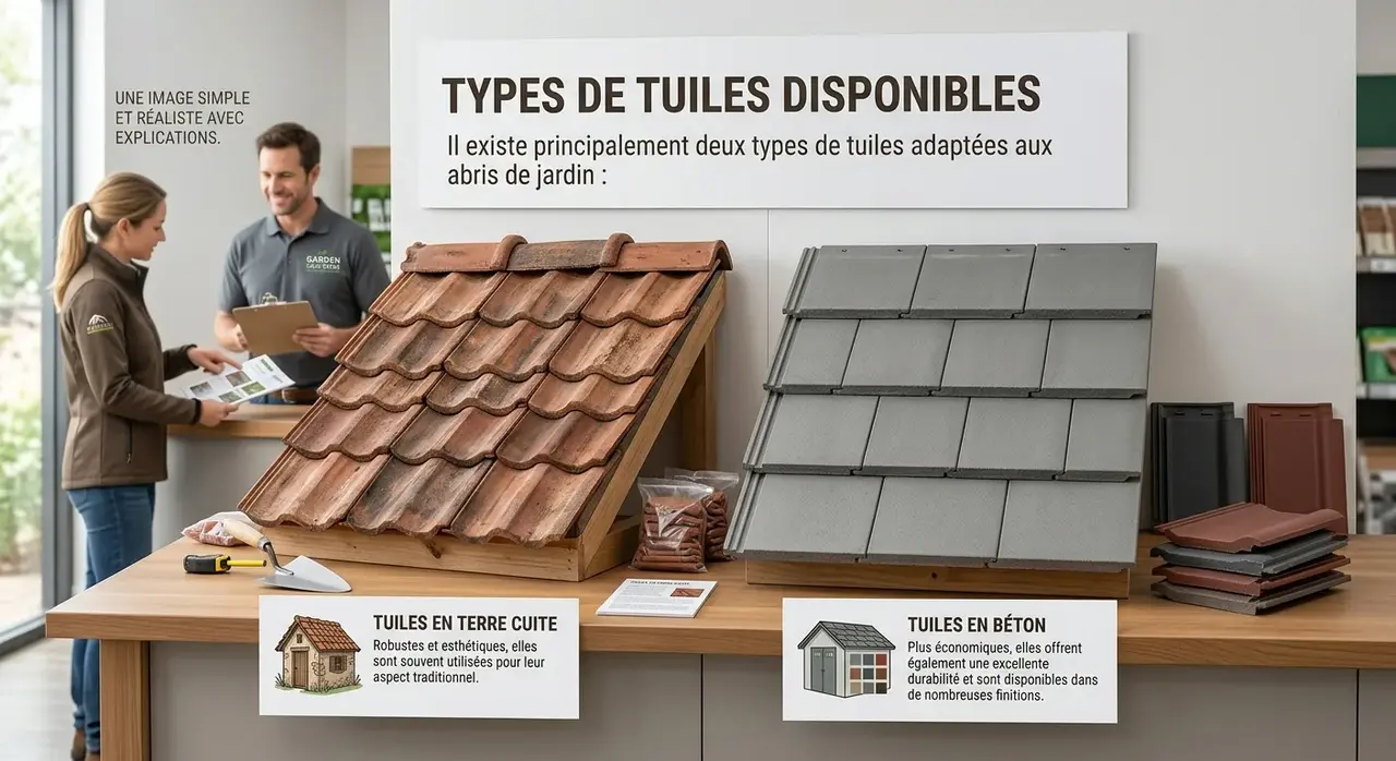 Types de tuiles disponibles