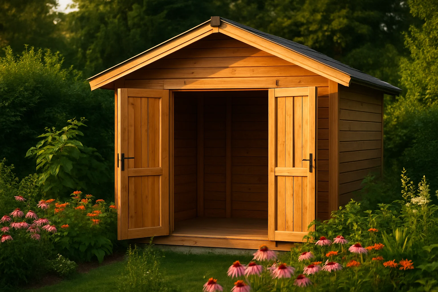 Réalisation abri de jardin