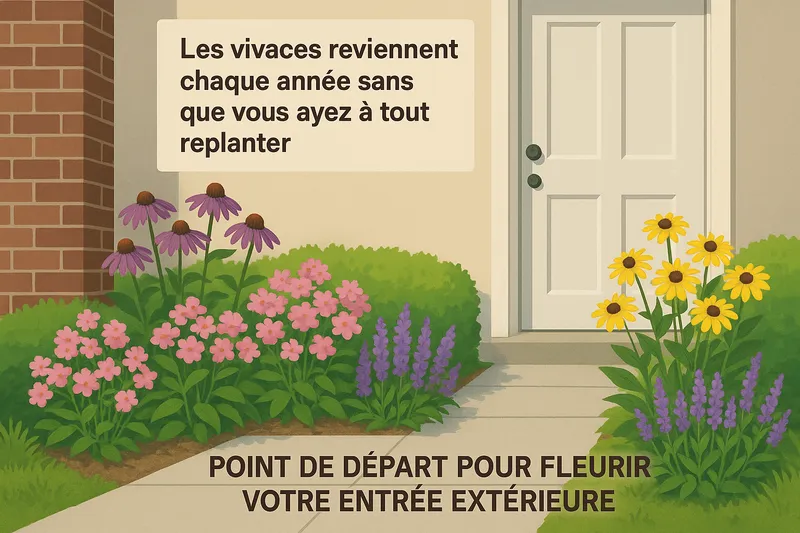 Les vivaces reviennent chaque année sans que vous ayez à tout replanter, ce qui en fait un excellent