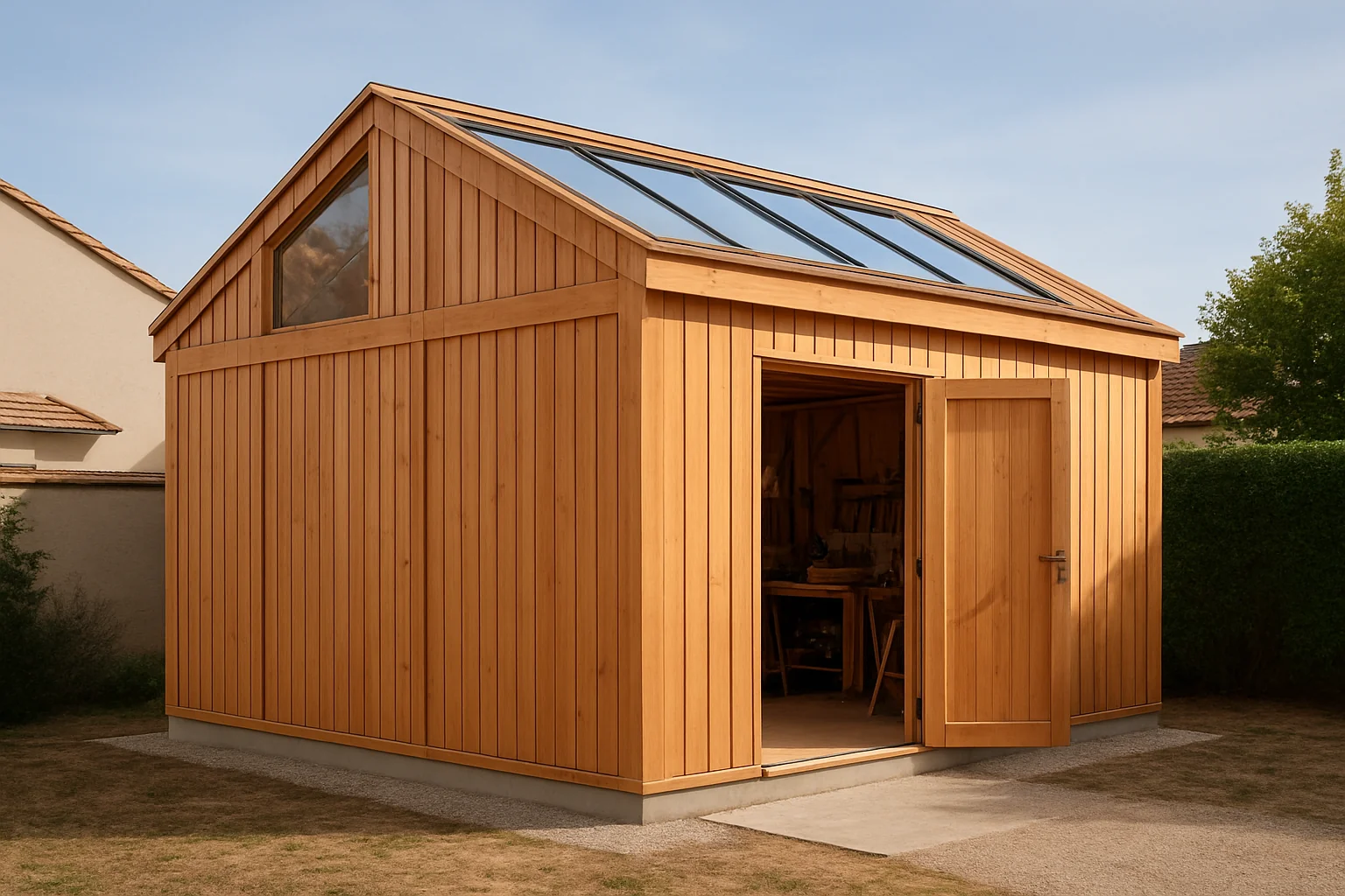 Abri Atelier Lumineux en bois