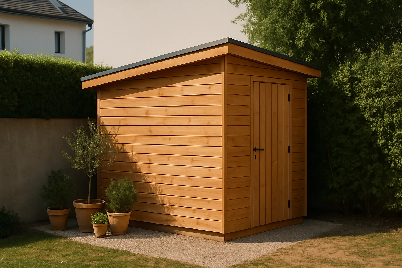 Abri Mono-pente Compact en bois