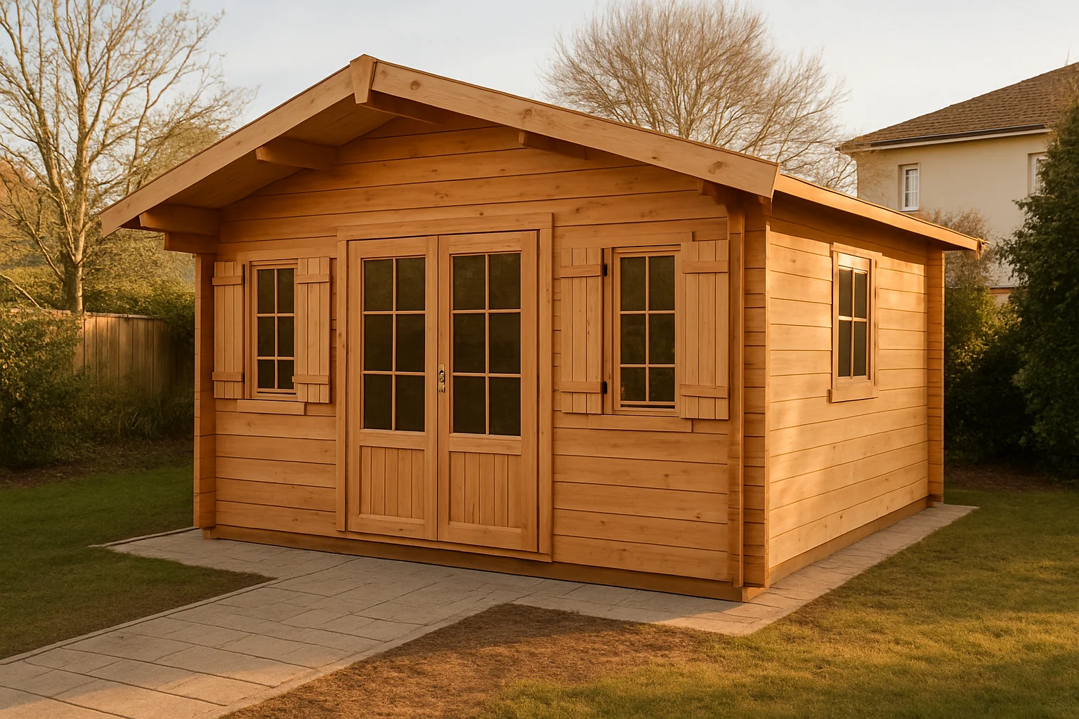 Chalet de jardin basique 5x4 m