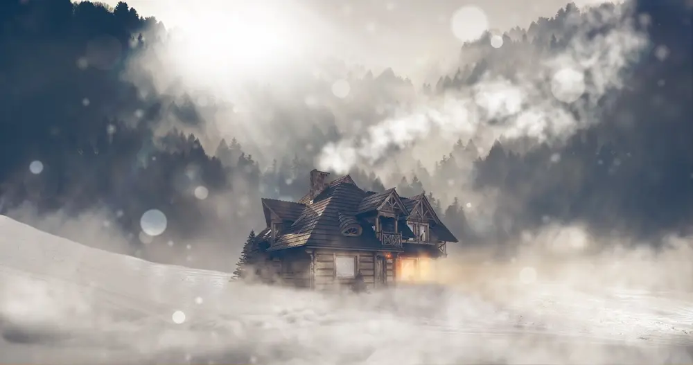 Chalet Nordique installé — réalisation 1