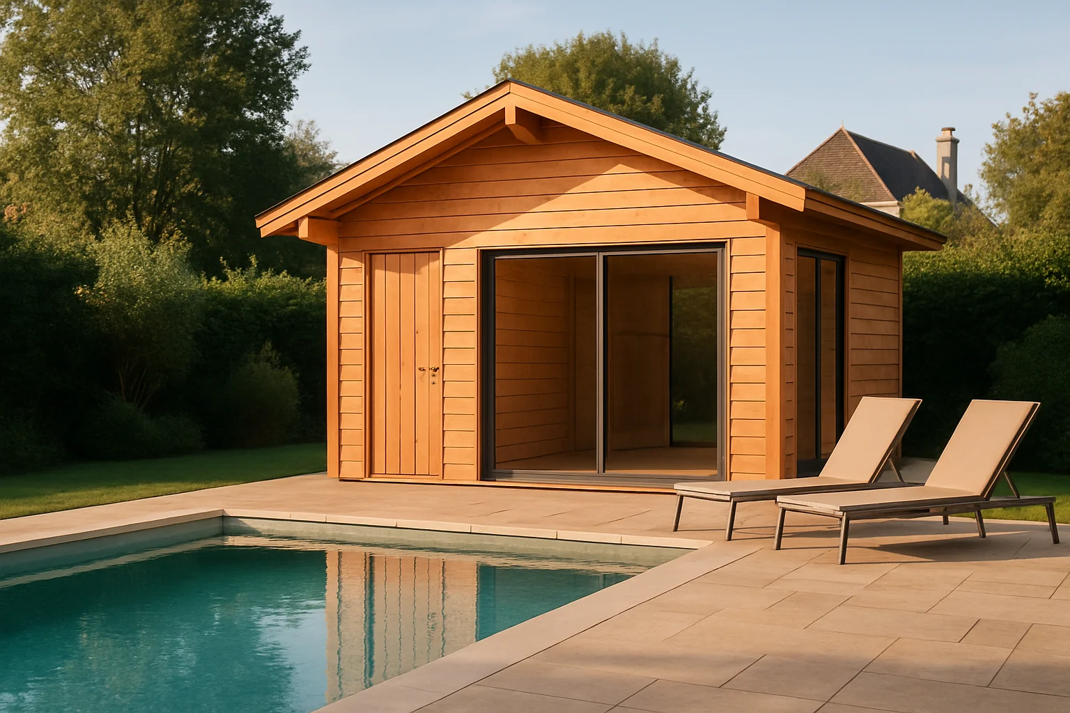 Pool House et Cabane Piscine en bois