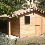 Abri 2 pentes couverture pst